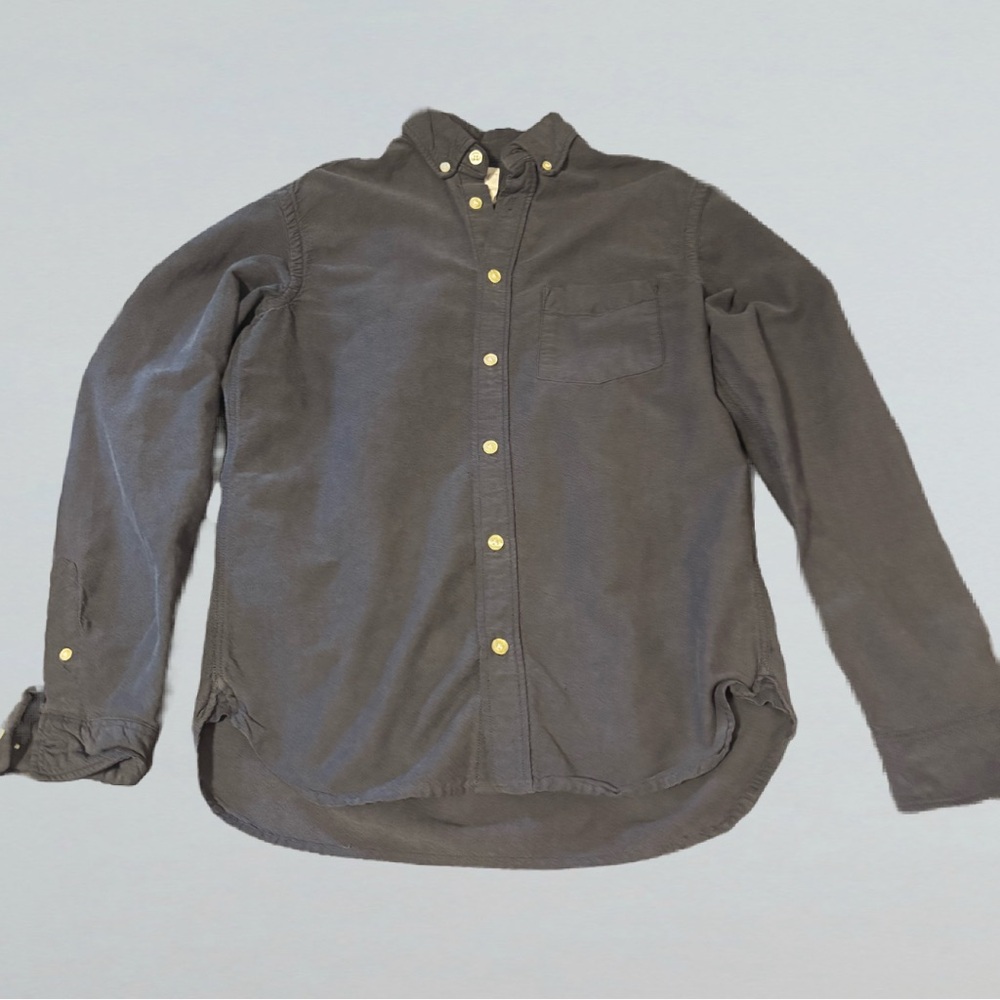 H&M Dark Gray Button-up Shirt